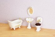 Dollhouse Miniature 1/12 scale BATHROOM SET