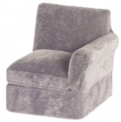 SECTIONAL SOFA LEFT ARM GRAY