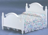 Double Bed, White