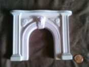 Dollhouse Miniature 1/12 scale VICTORIAN FIREPLACE