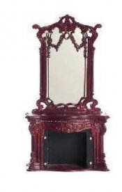 Dollhouse Miniature 1/12 scale BESPAQ 'BELLE MOUNT' FIREPLACE