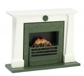 Dollhouse Miniature 1/12 scale WHITE FIREPLACE