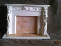 Dollhouse Miniature 1/12 scale FIREPLACE