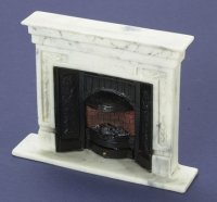 Dollhouse Miniature 1/12 scale "MARBLE" FIREPLACE