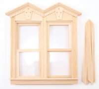 Fancy Victorian Working Double Window