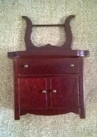 Dollhouse Miniature CHEST/WASH STAND