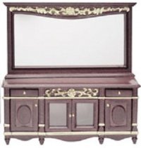Dollhouse Miniature 1/12 scale BUFFETT W/MIRROR