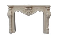 Grand Louie Fireplace white