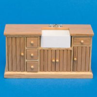 Farm sink cabinet