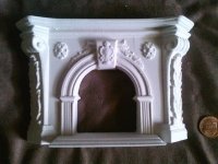 Dollhouse Miniature 1/12 scale FRENCH FIREPLACE