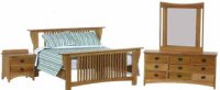 Dollhouse Miniature 1/12 scale KING-SIZE BEDROOM SET 3PC