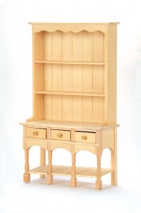 Dollhouse Miniature 1/12 scale 3 DRAWER DRESSER