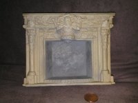 Dollhouse Miniature 1/12 scale ORNATE FIREPLACE