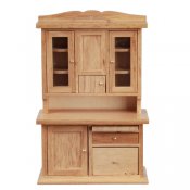OAK CABINET FLOUR BIN HUTCH