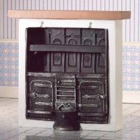 Dollhouse Miniature 1/12 scale LARGE KITCHEN RANGE