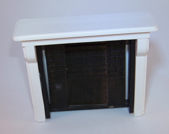 WHITE FIREPLACE - Click Image to Close